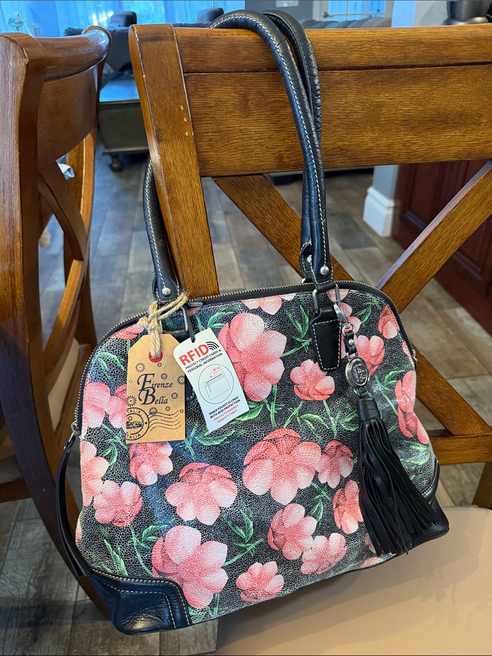 Firenze Bella NWT Floral Handbag